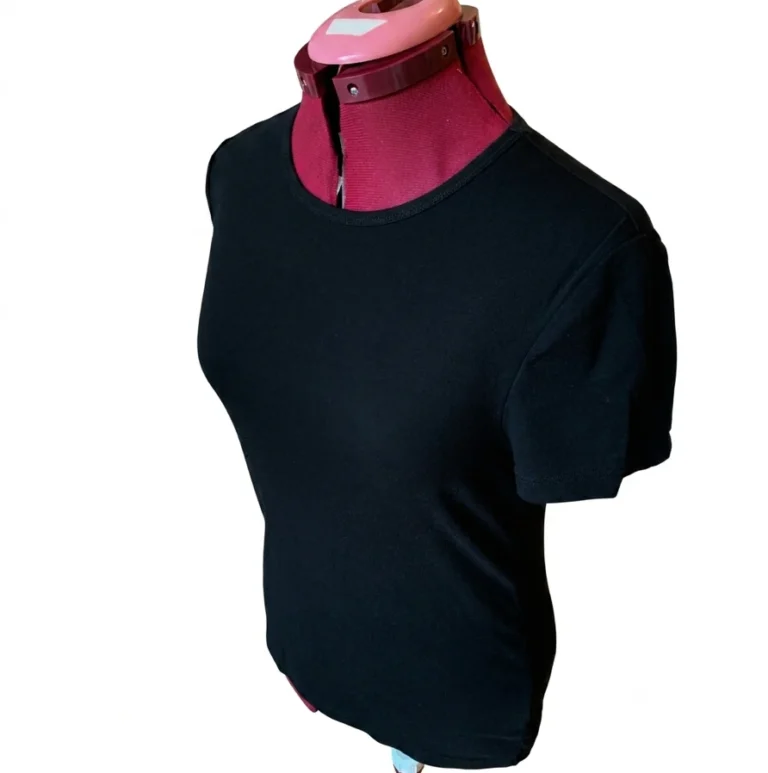 Image for by Ralph Lauren – Classic black crew-neck T-shirt – Medium (M)