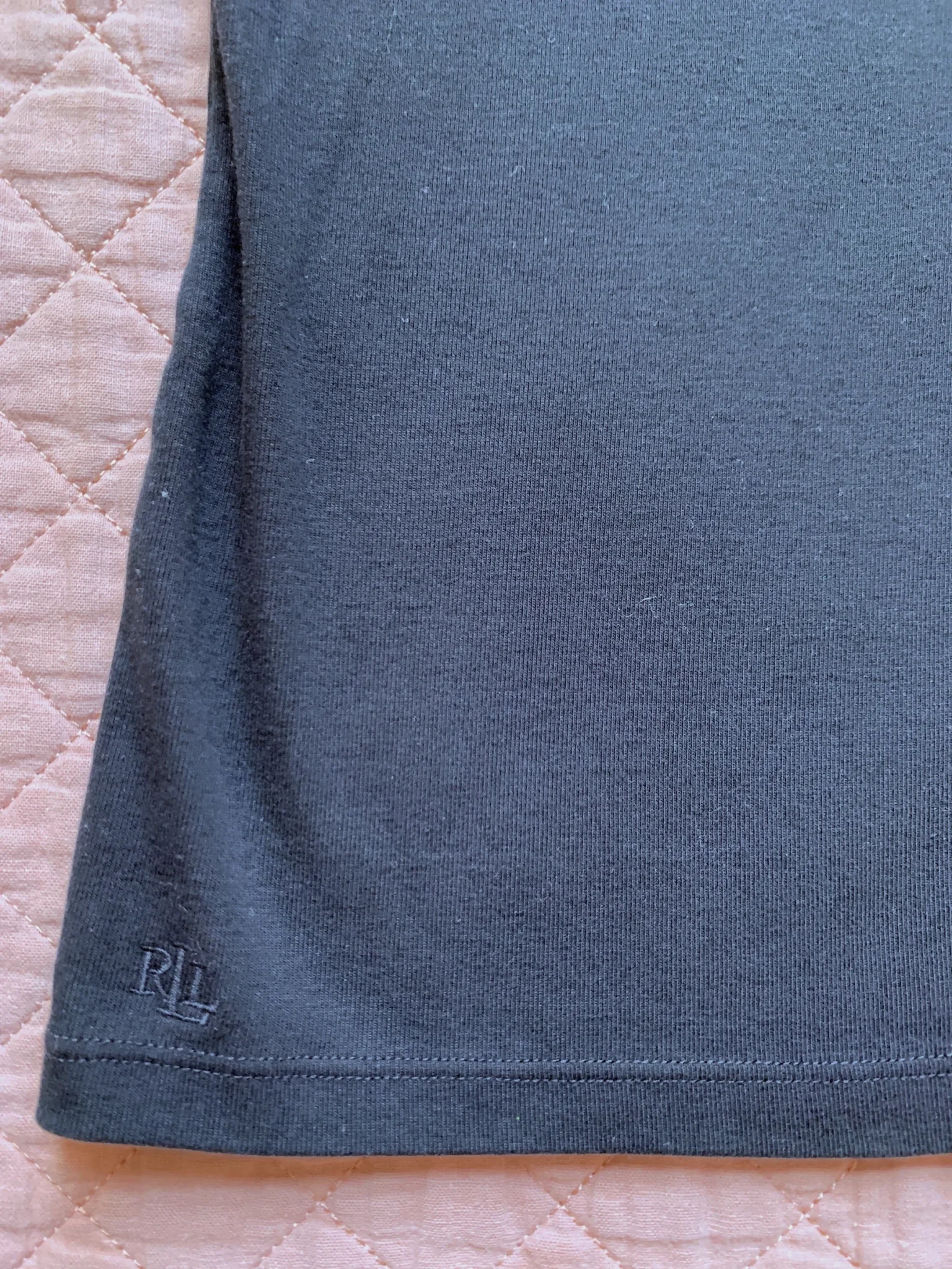 Image for by Ralph Lauren – Classic black crew-neck T-shirt – Medium (M)