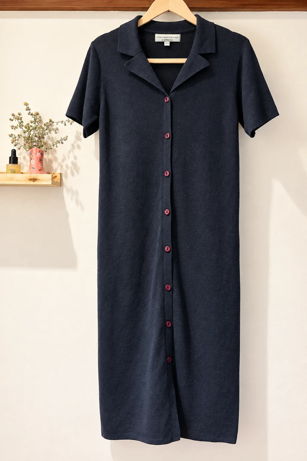 Button-up midi dress – Contemporaine Simons – M Simons seconde main