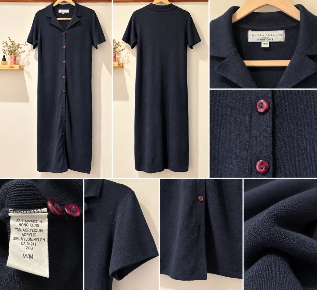 Image for Button-up midi dress – Contemporaine Simons – M