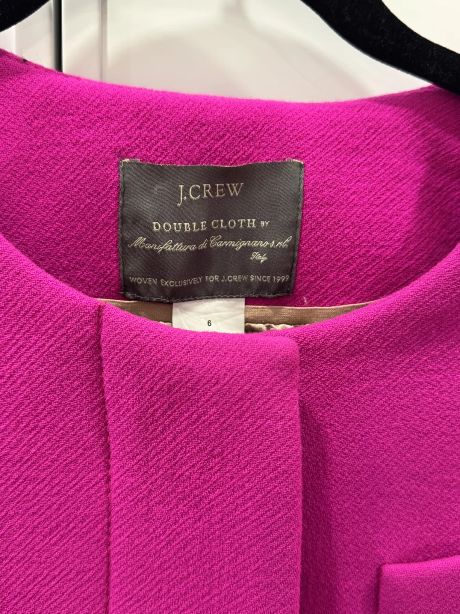 Image for J. Crew wool coat, made in Italy