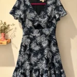 Featured thumbnail for Michael Michael Kors dress with a tropical print – Size 4