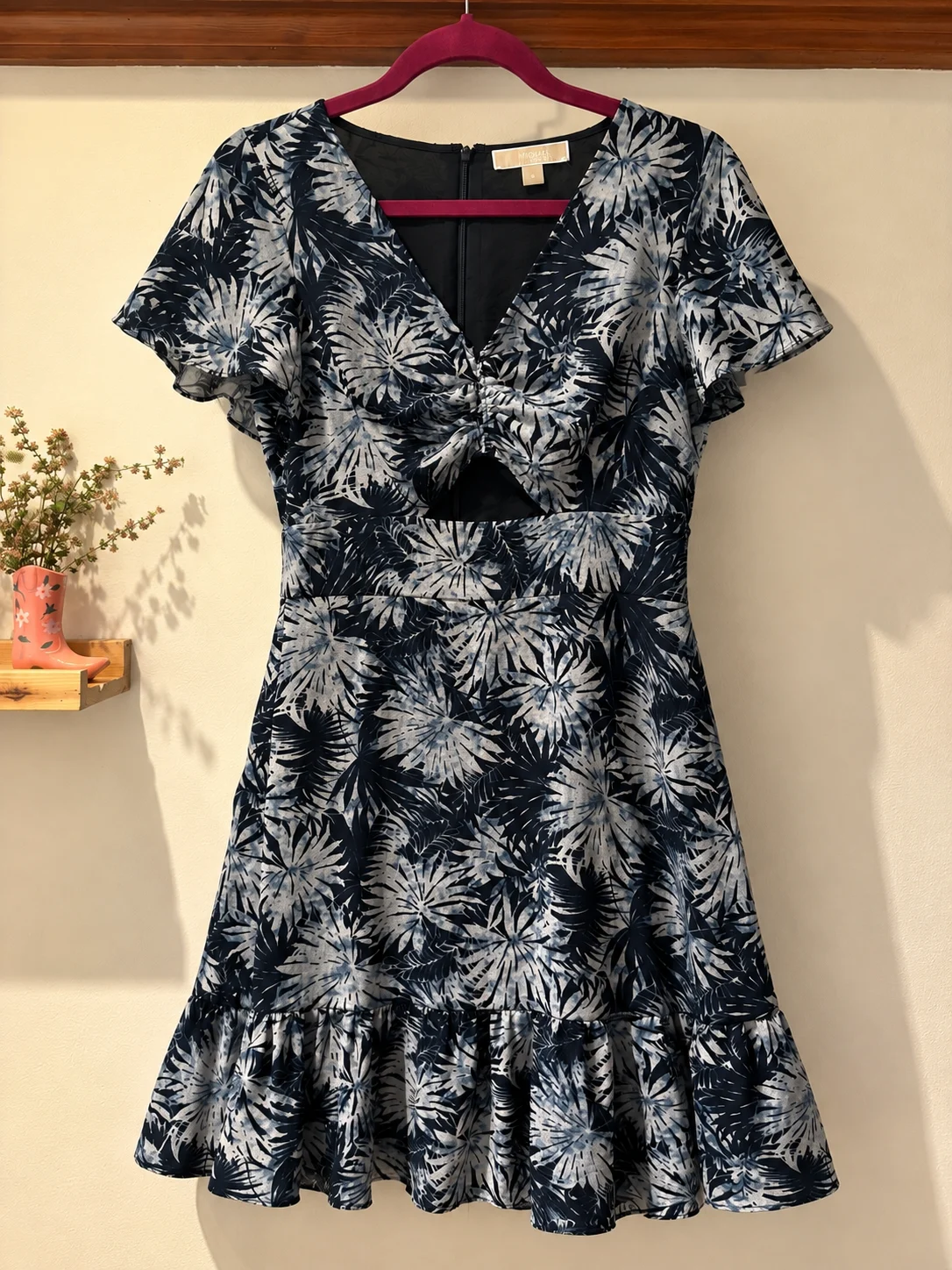 Michael Michael Kors dress with a tropical print – Size 4 Michael Kors seconde main