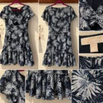 Thumbnail for Michael Michael Kors dress with a tropical print – Size 4