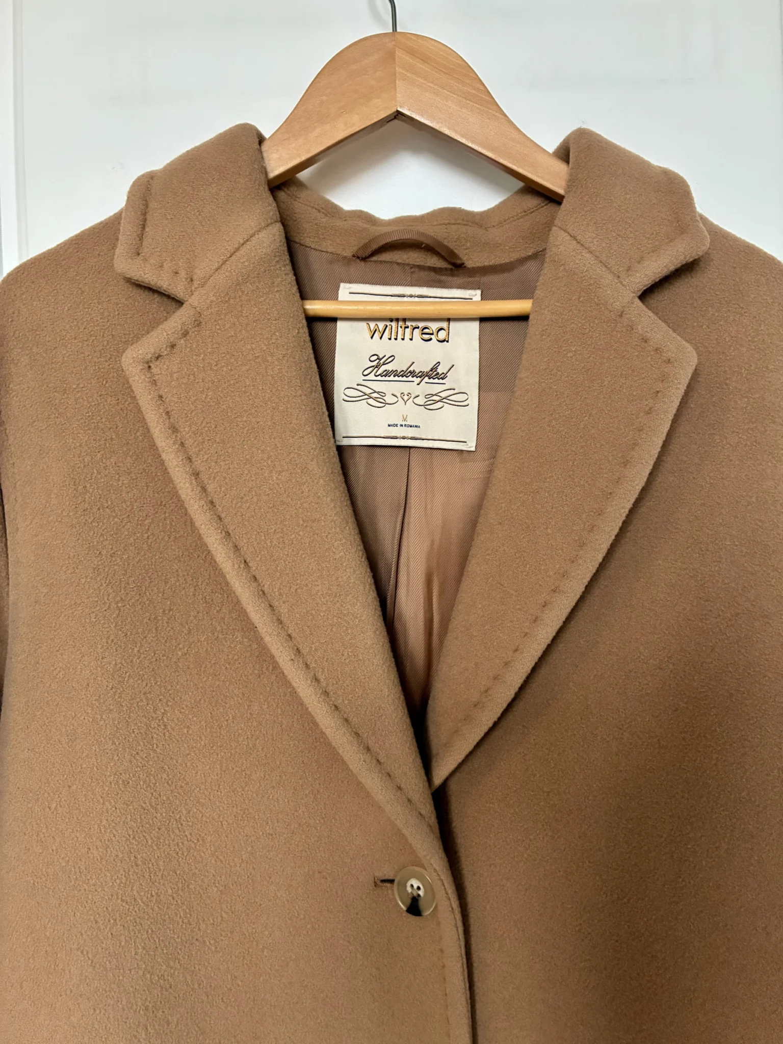Image for Wool coat – Camel – Wilfred/Aritzia