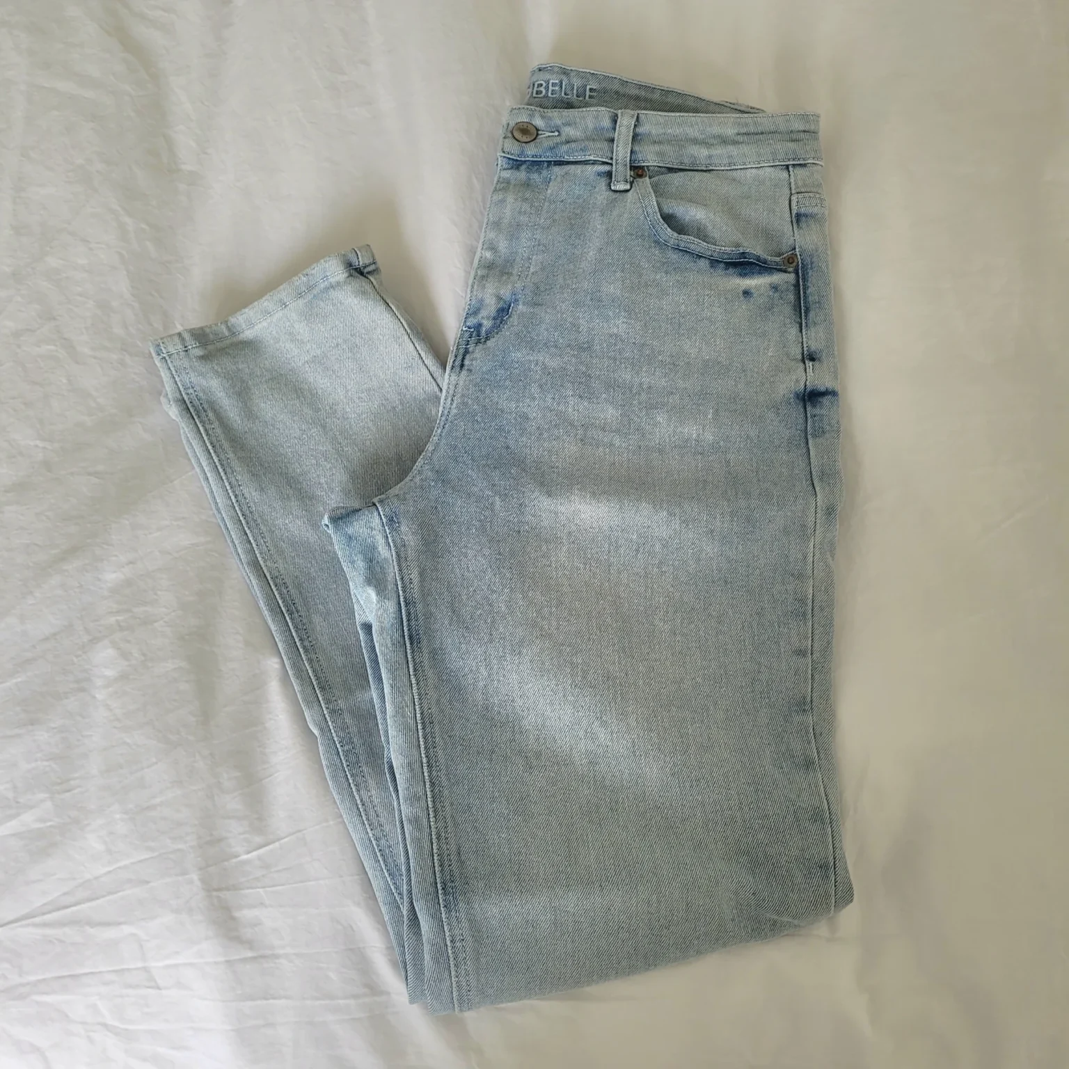 Featured image for Abibelle Jean high-waisted pale blue, Size 8–10 (Very good condition)
