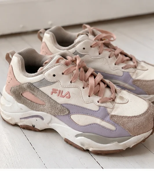 Image for FILA pastel trainers – size 38.5