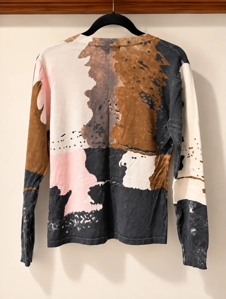 Image for NESS jumper with abstract print – Size S