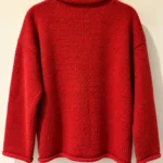 Thumbnail for SECCHIC glittery red knitted jumper