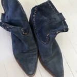 Thumbnail for Minelli ankle boots in midnight blue suede – size 37