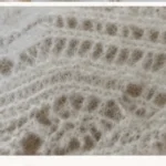 Thumbnail for Sézane ecru openwork knitted cardigan – size M