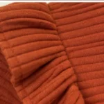Thumbnail for Compania Fantastica rust-coloured ruffled top / jumper – size M