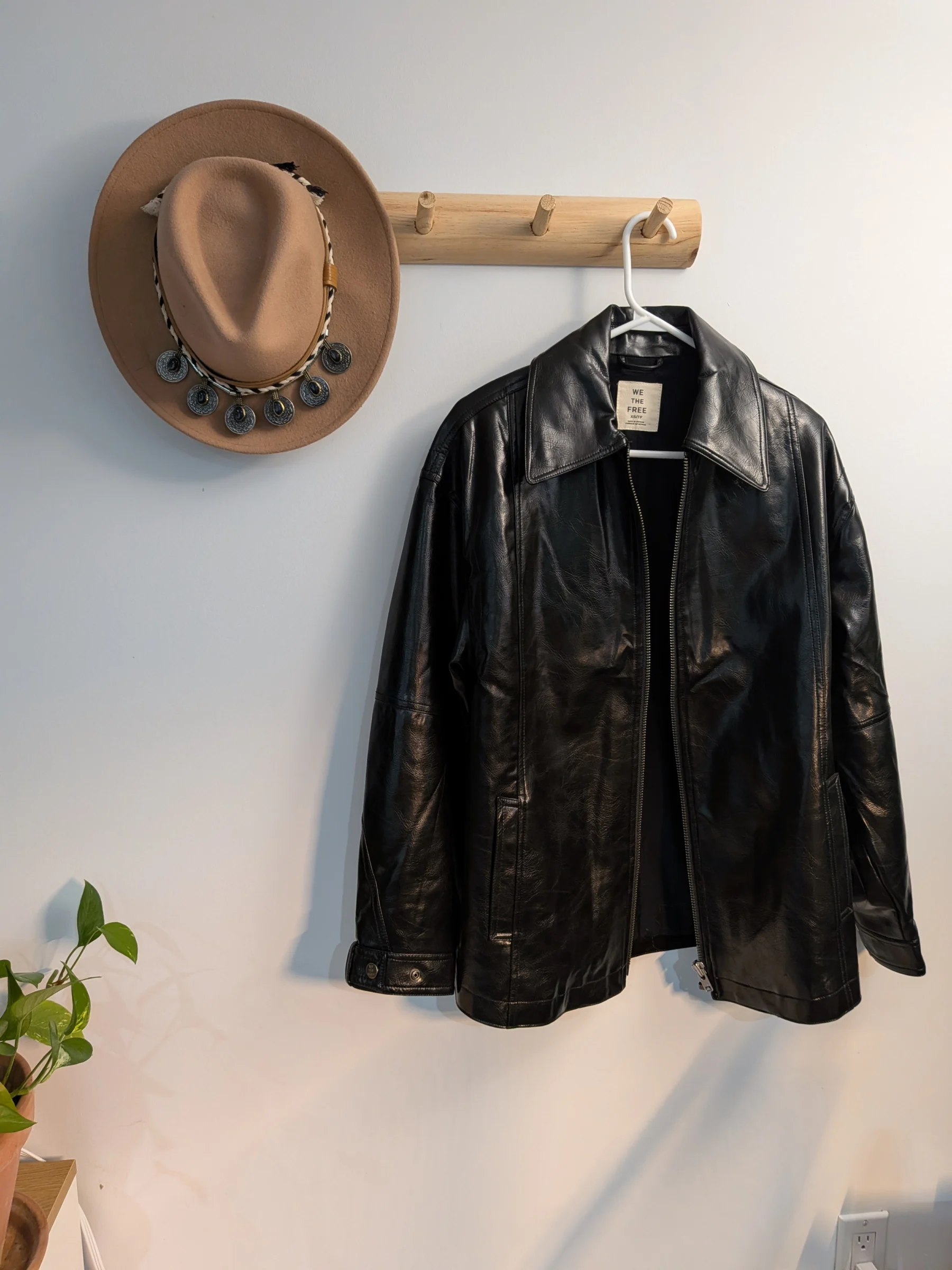 🖤 Free People Sloane Vegan Leather Jacket Free people seconde main