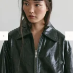 Thumbnail for 🖤 Free People Sloane Vegan Leather Jacket