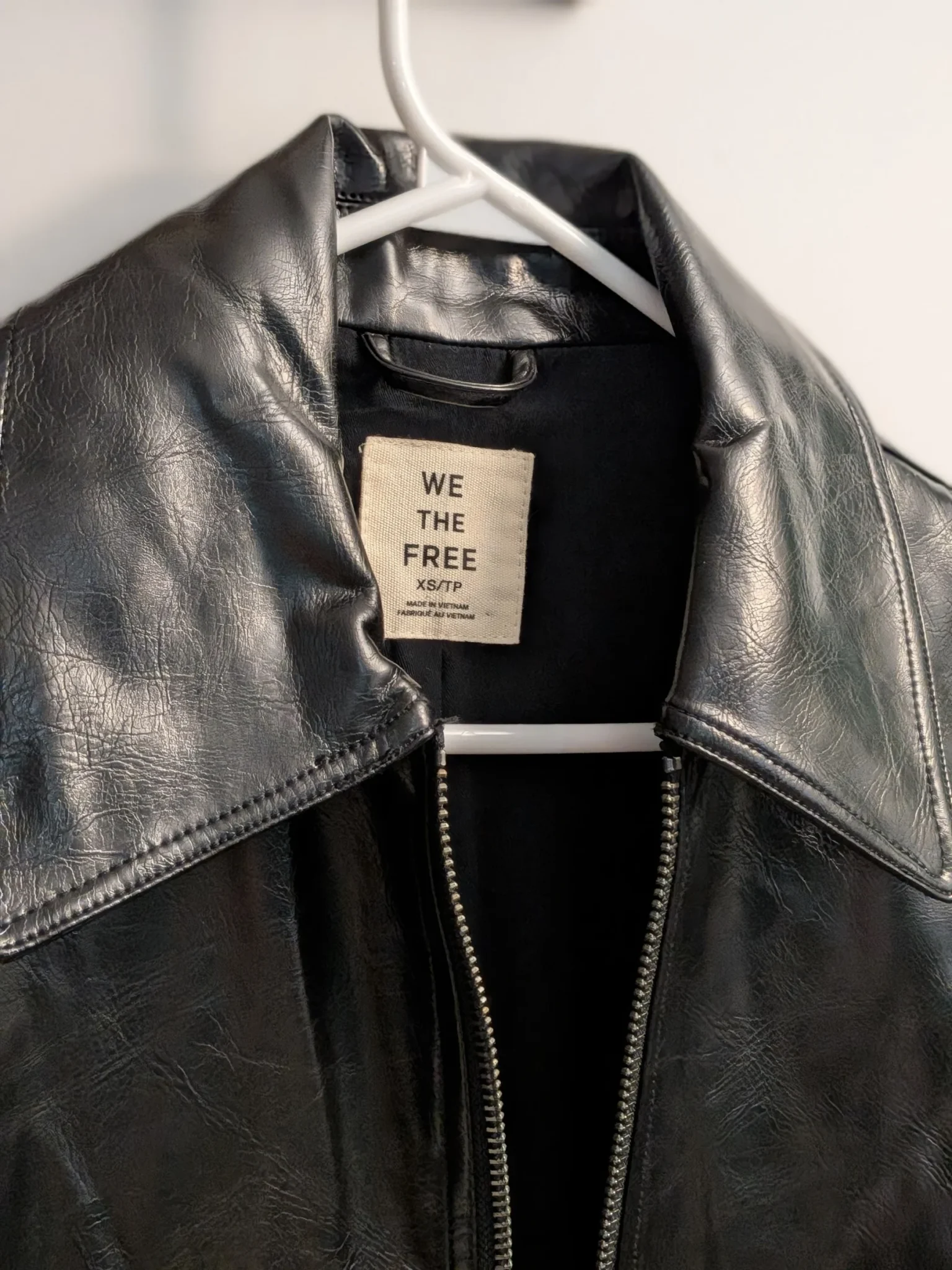 Image for 🖤 Free People Sloane Vegan Leather Jacket