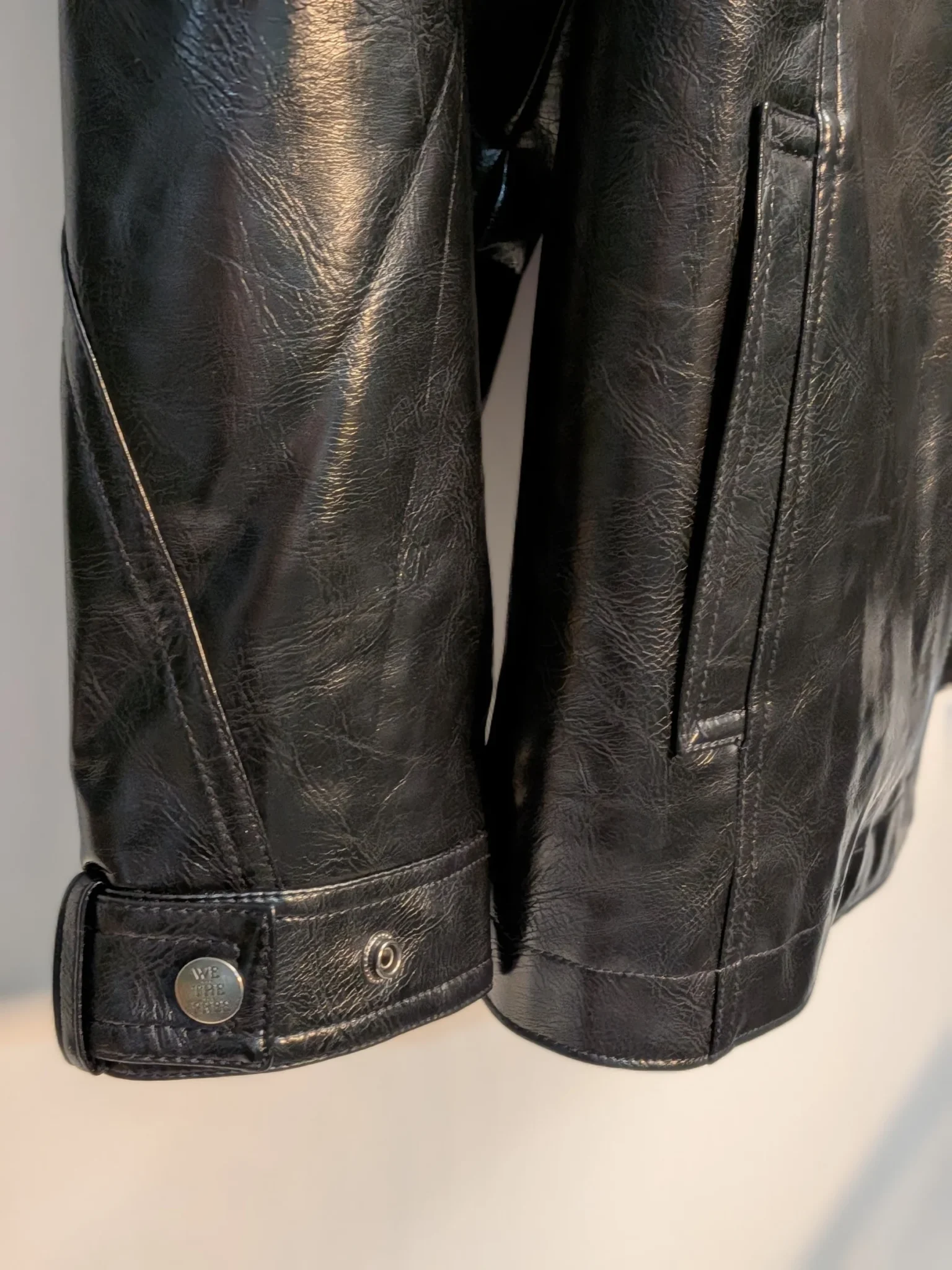 Image for 🖤 Free People Sloane Vegan Leather Jacket