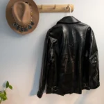 Thumbnail for 🖤 Free People Sloane Vegan Leather Jacket
