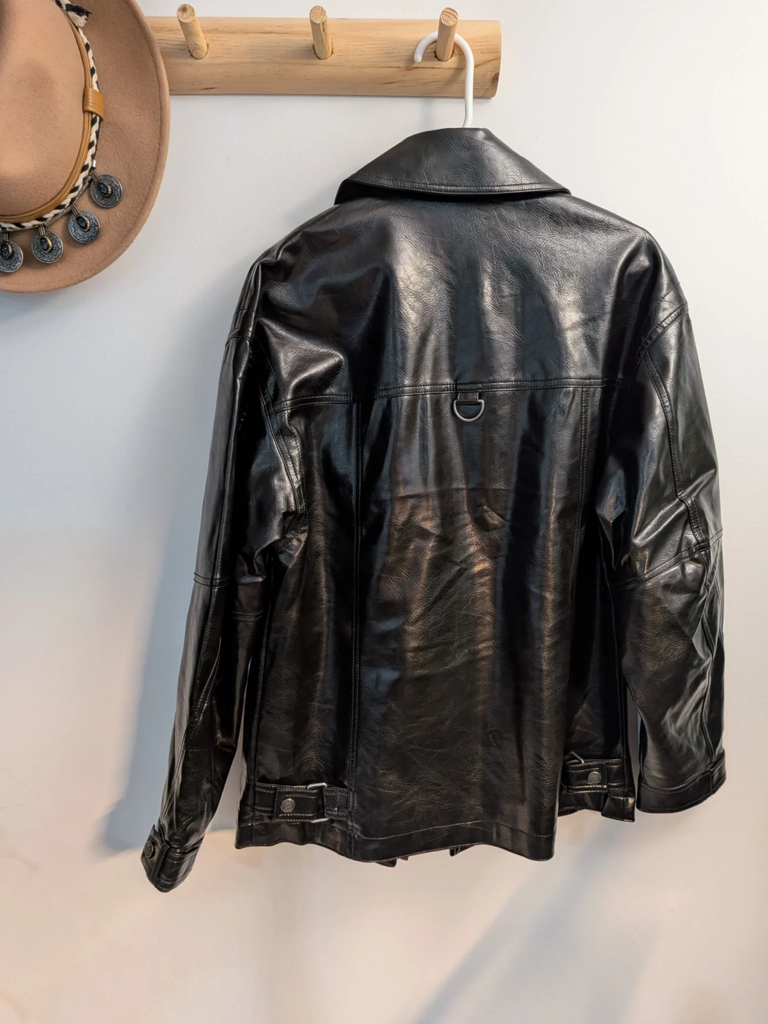 Image for 🖤 Free People Sloane Vegan Leather Jacket