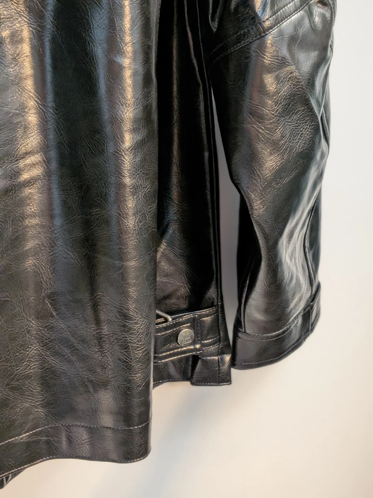 Image for 🖤 Free People Sloane Vegan Leather Jacket