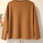 Thumbnail for Chandail OUI – Camel – Coupe ample