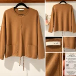 Thumbnail for Chandail OUI – Camel – Coupe ample