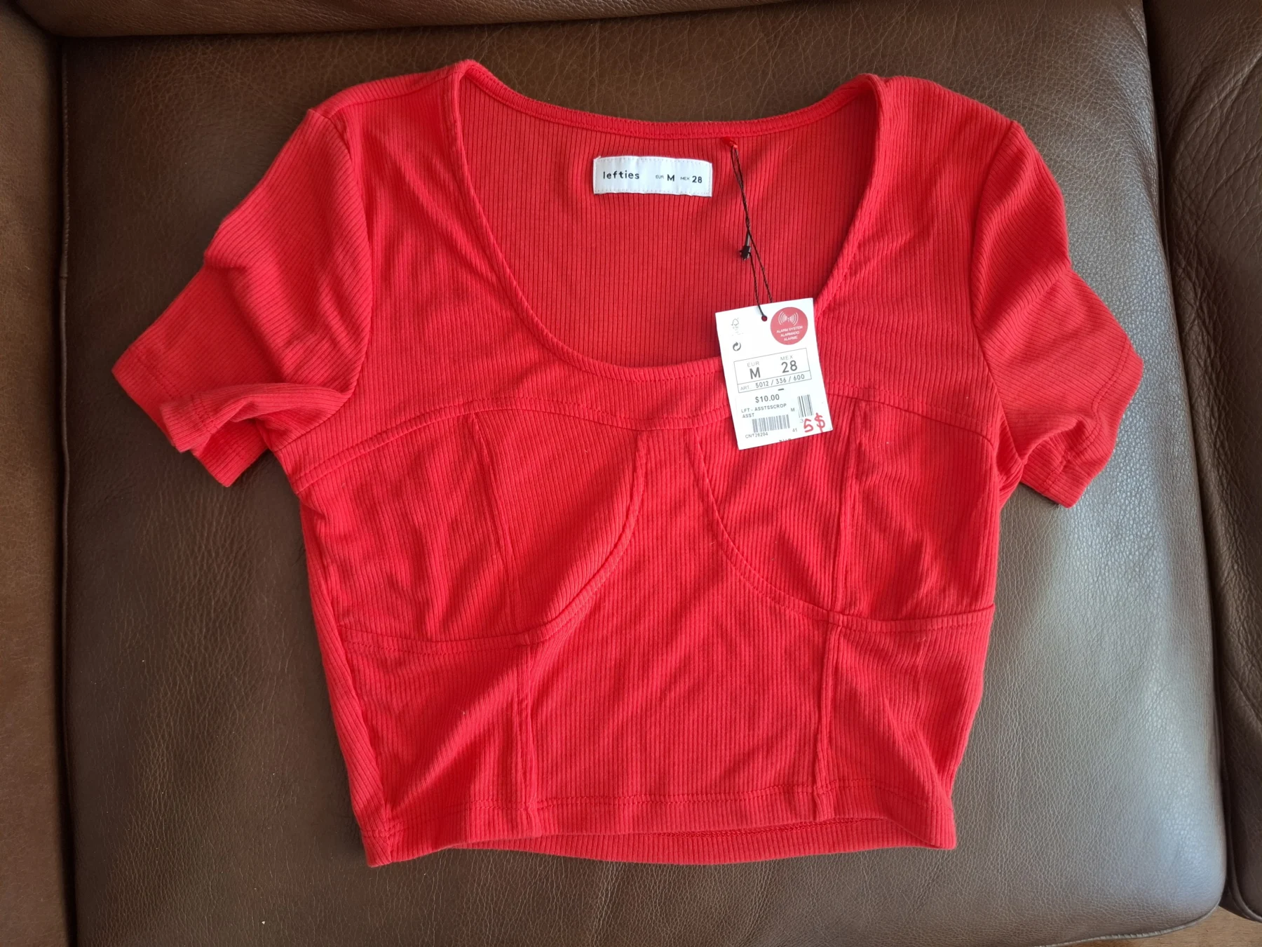 Red crop top *Other seconde main
