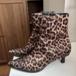 Featured thumbnail for ZARA leopard-print ankle boots – Size 9