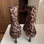 Thumbnail for ZARA leopard-print ankle boots – Size 9