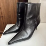 Thumbnail for Black pointed-toe H&M ankle boots – Size 9