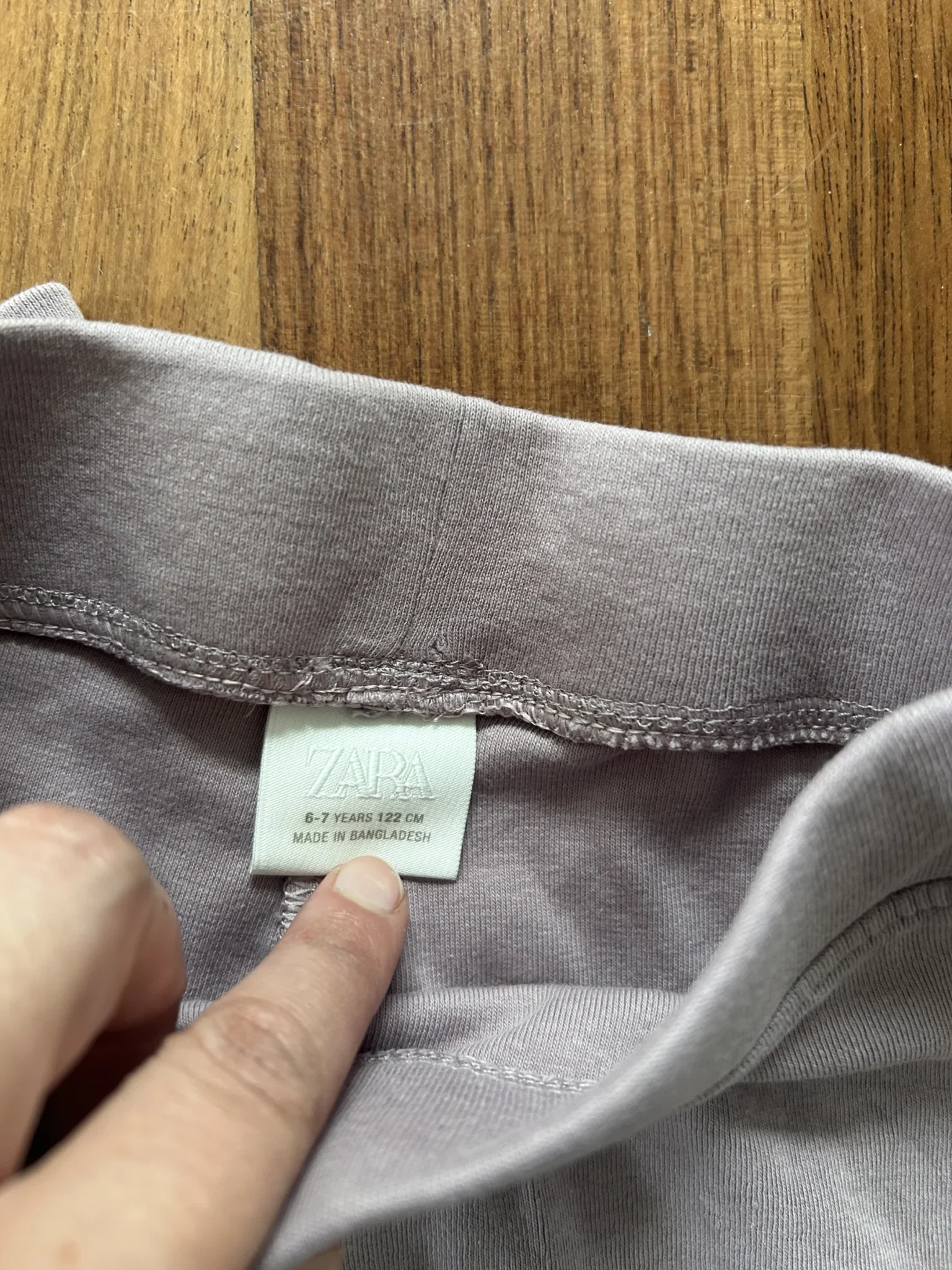 Image for Legging lila, Zara, 7 ans