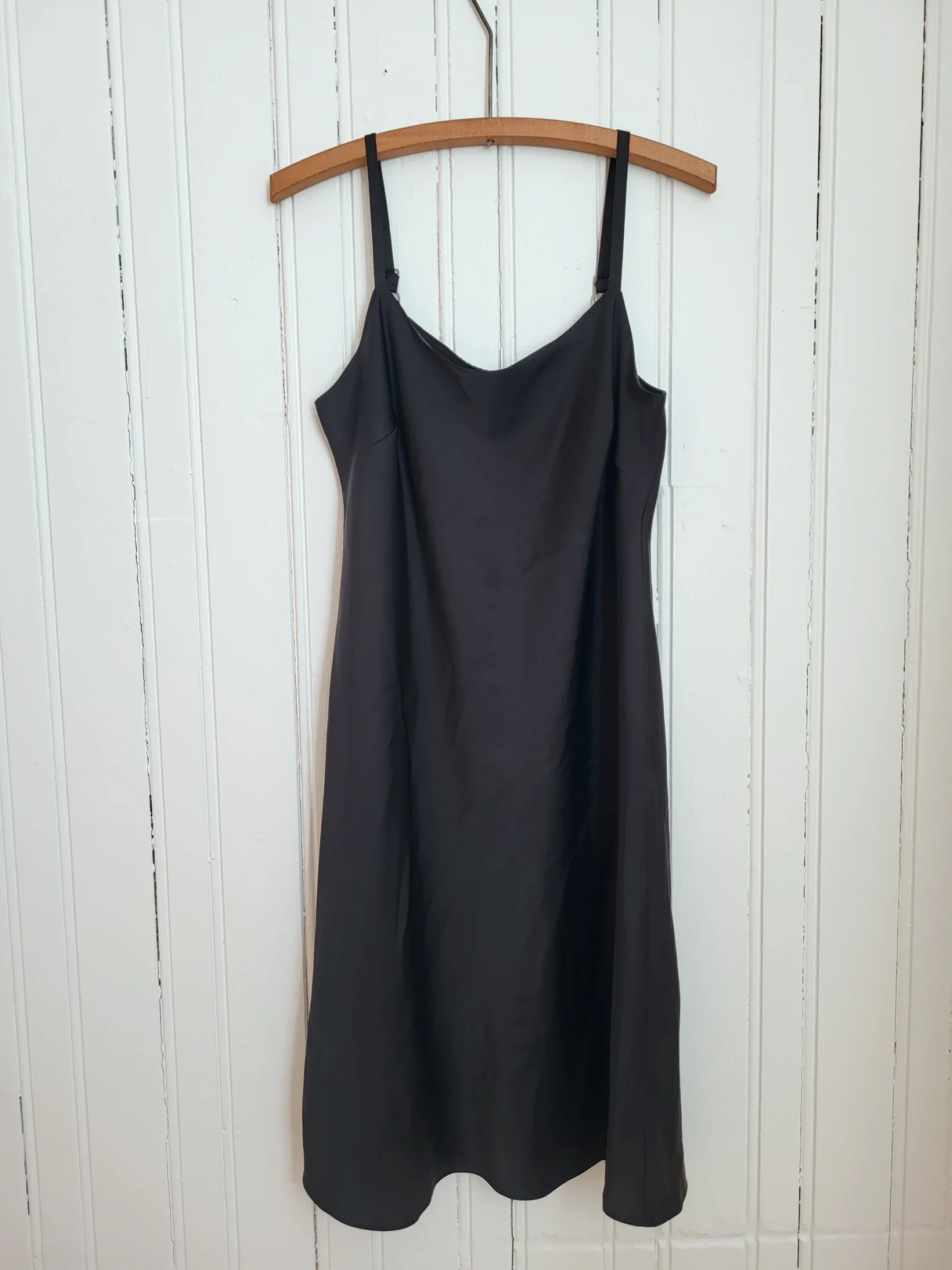 Image for Little black satin dress | nightdress | slip dress | Calvin Klein