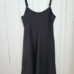 Thumbnail for Little black satin dress | nightdress | slip dress | Calvin Klein