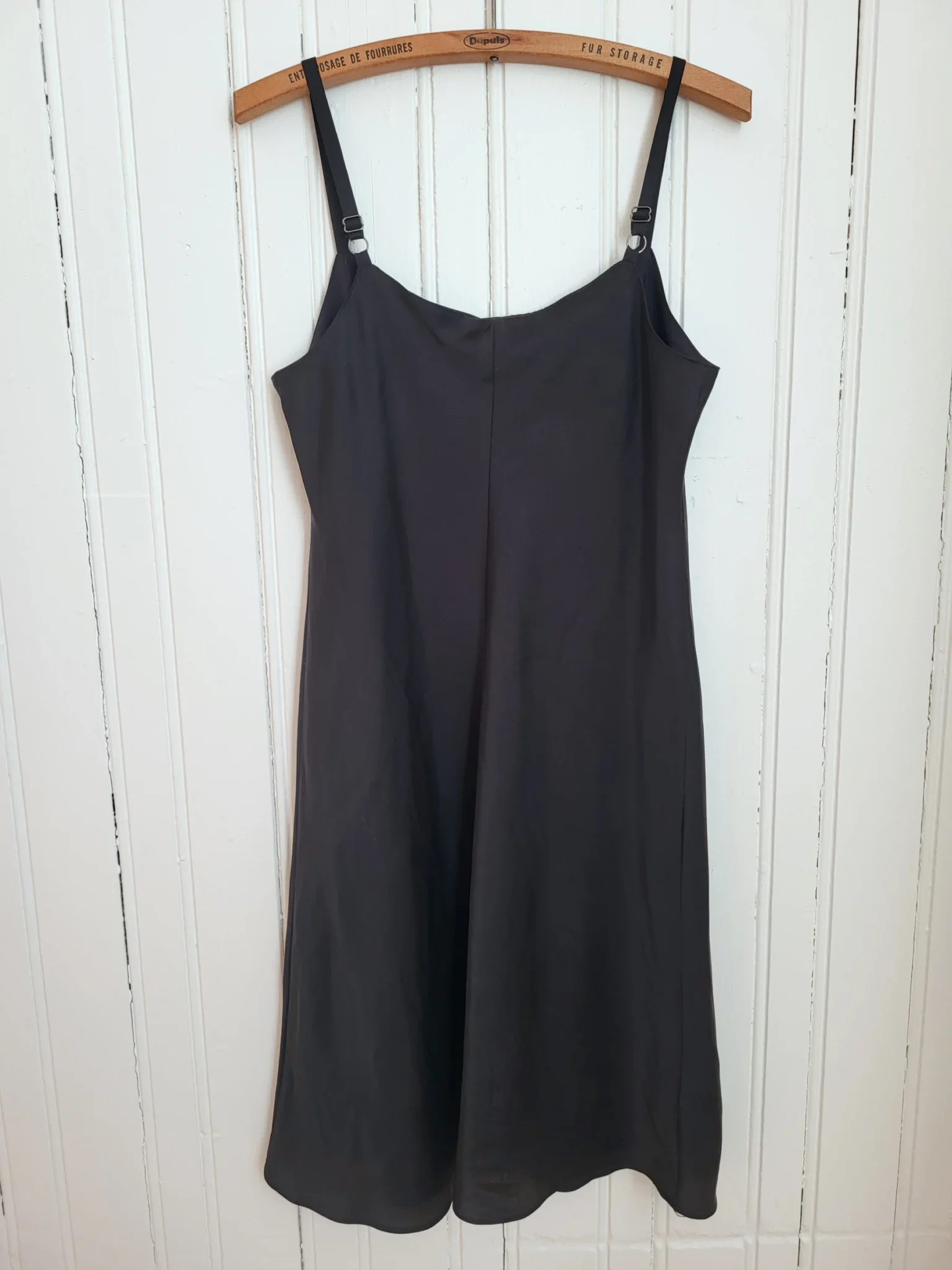 Image for Little black satin dress | nightdress | slip dress | Calvin Klein