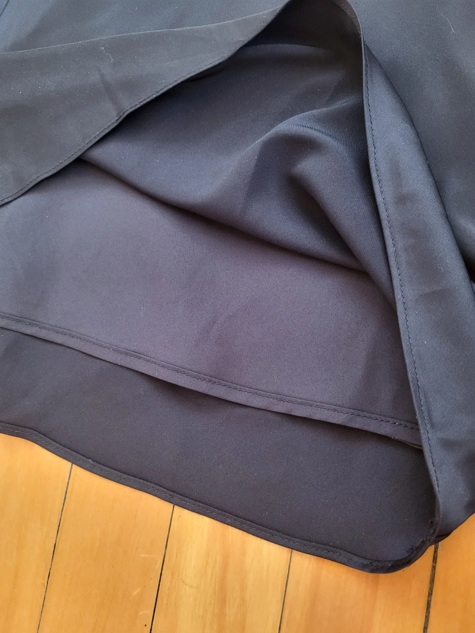Image for Little black satin dress | nightdress | slip dress | Calvin Klein