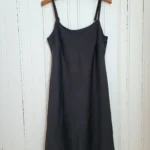 Thumbnail for Little black satin dress | nightdress | slip dress | Calvin Klein