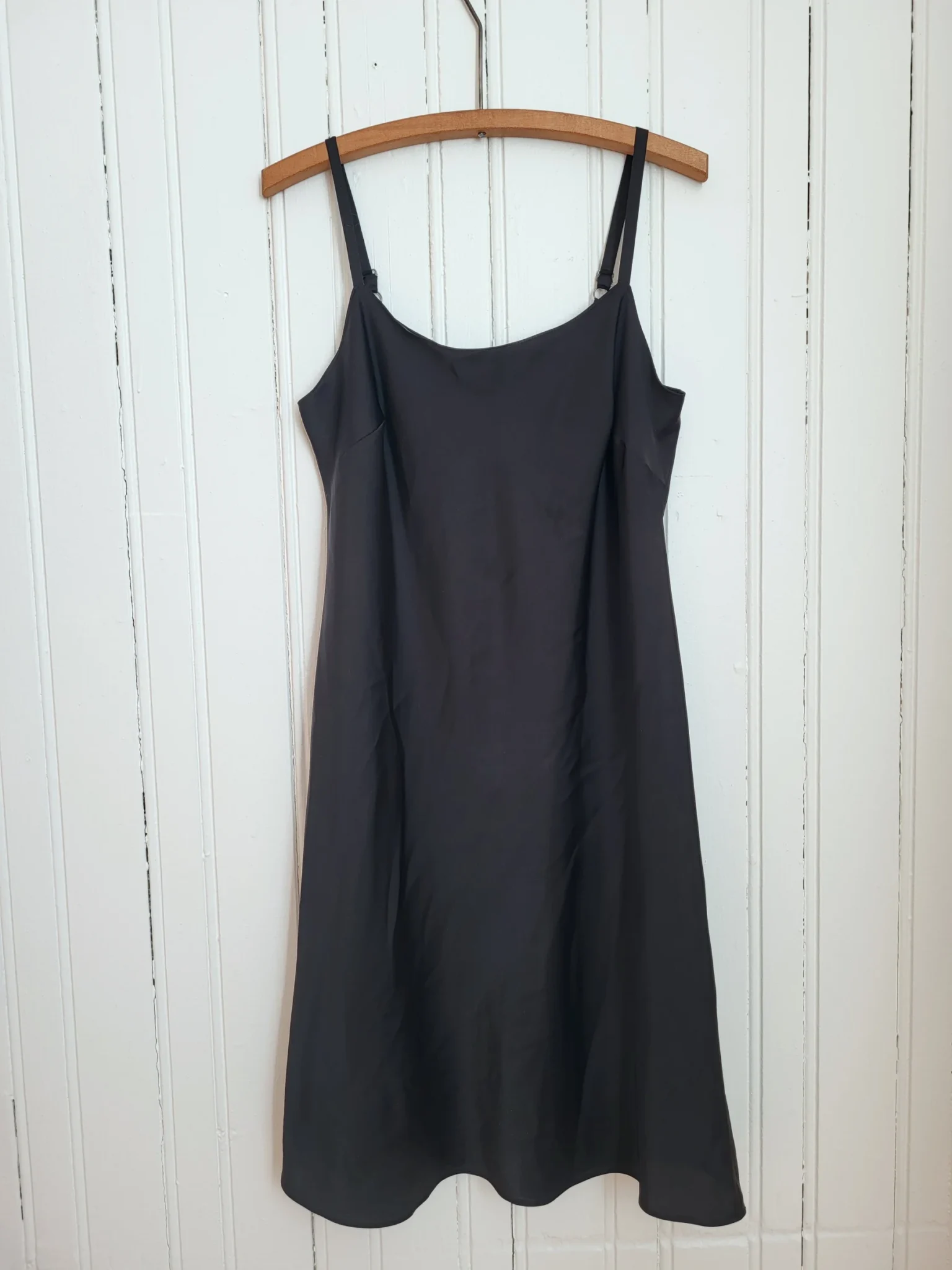 Image for Little black satin dress | nightdress | slip dress | Calvin Klein