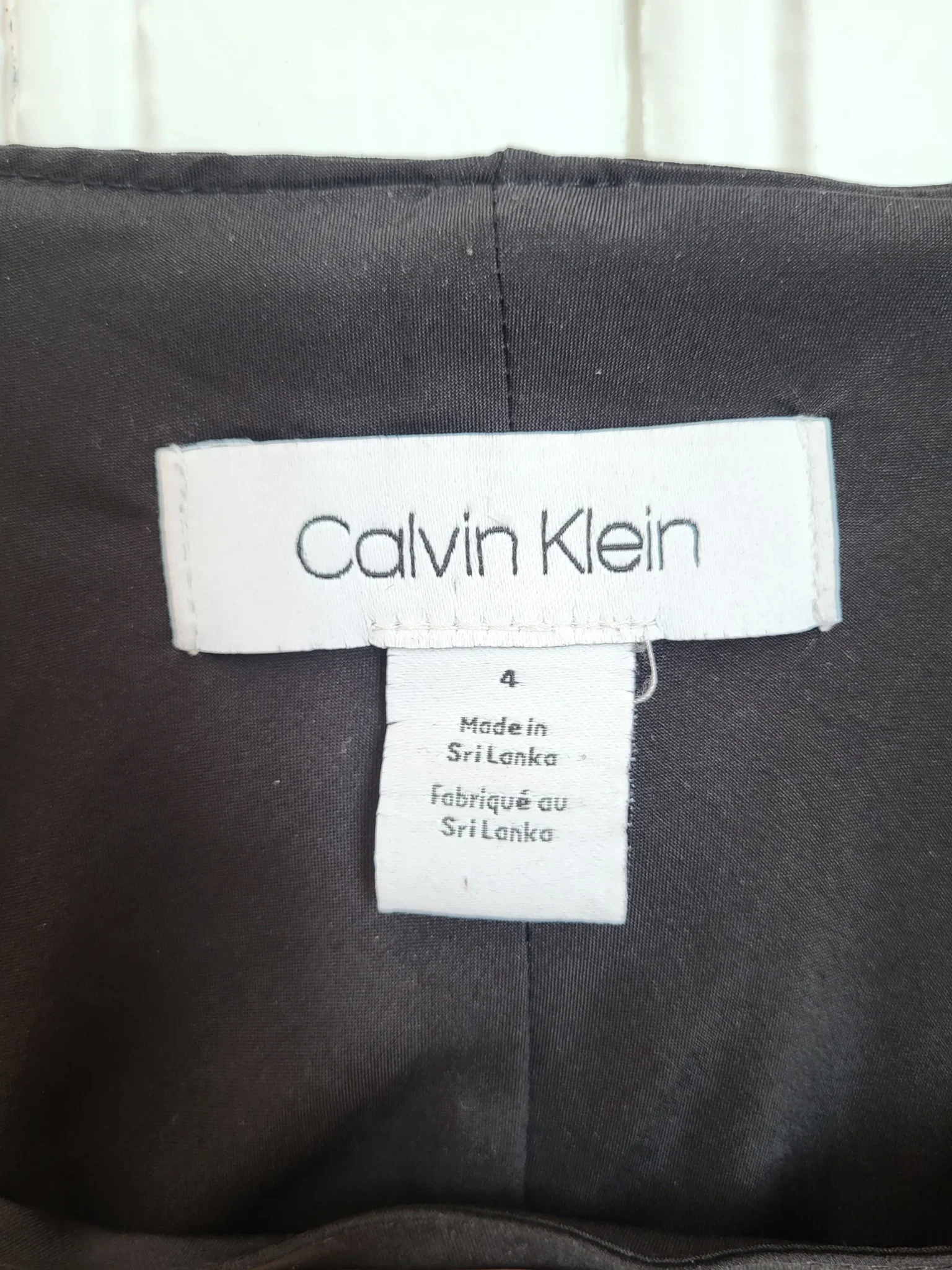 Image for Little black satin dress | nightdress | slip dress | Calvin Klein