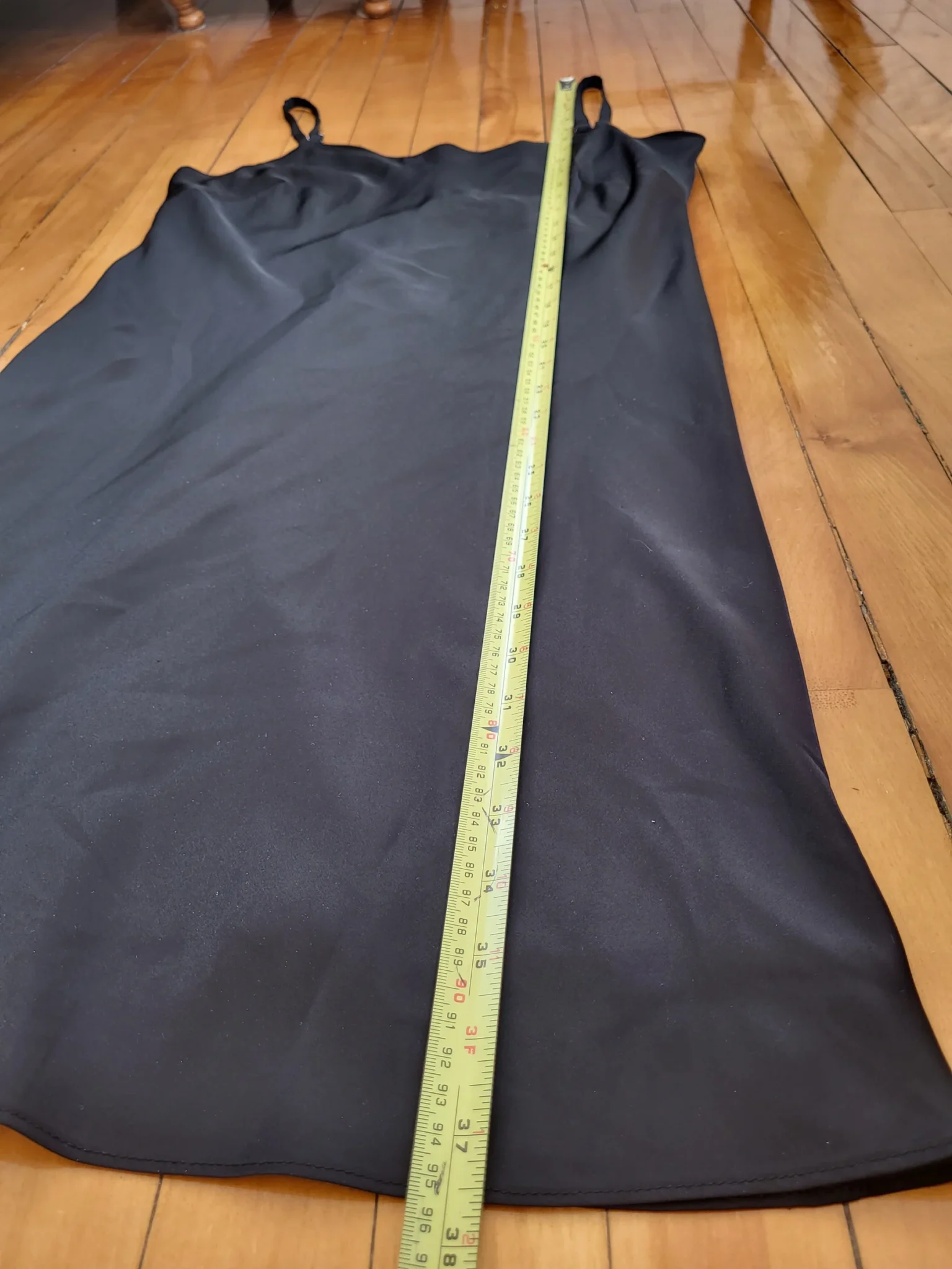 Image for Little black satin dress | nightdress | slip dress | Calvin Klein