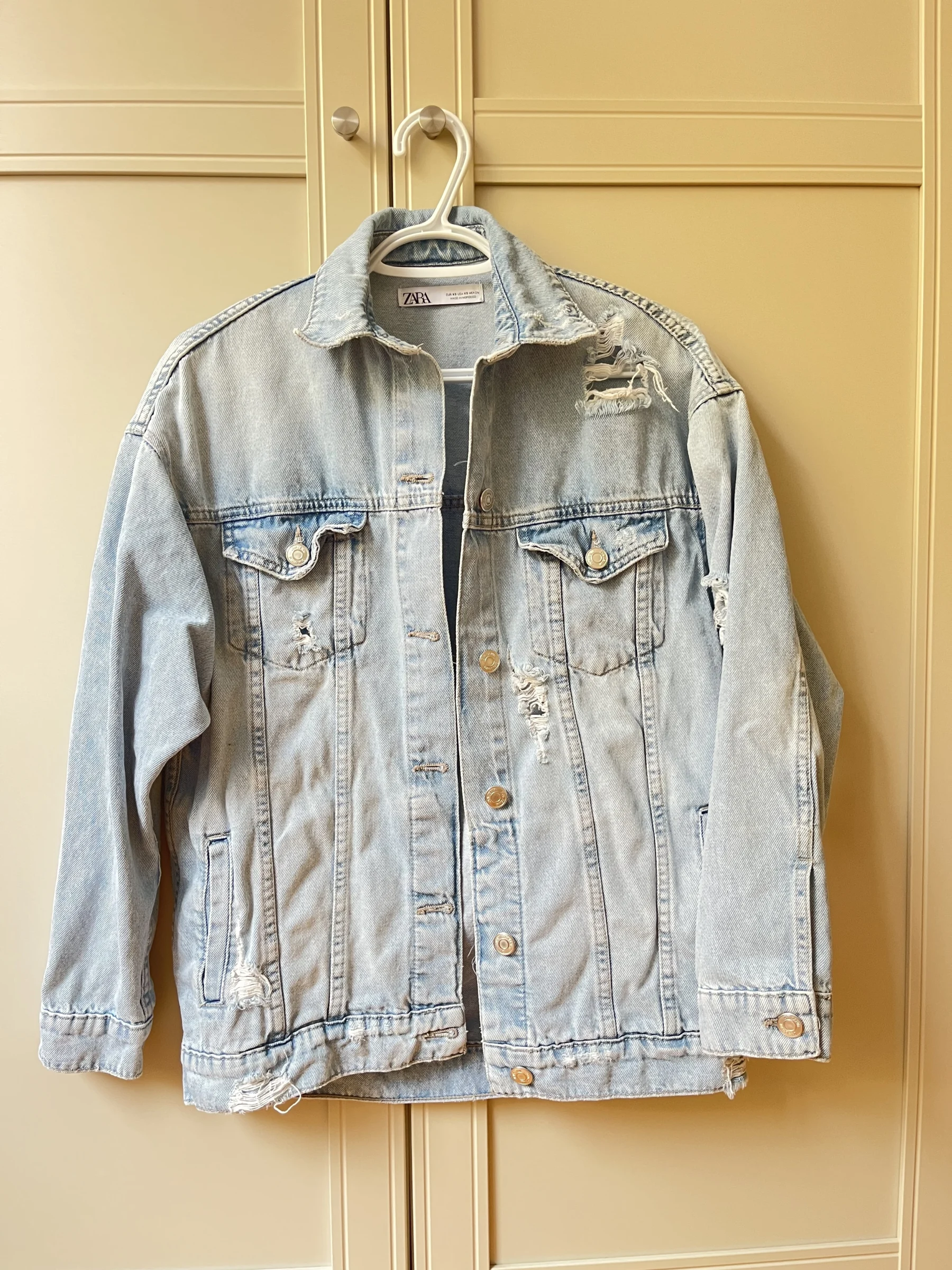 Oversized denim jacket from Zara Zara seconde main