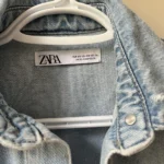 Thumbnail for Oversized denim jacket from Zara