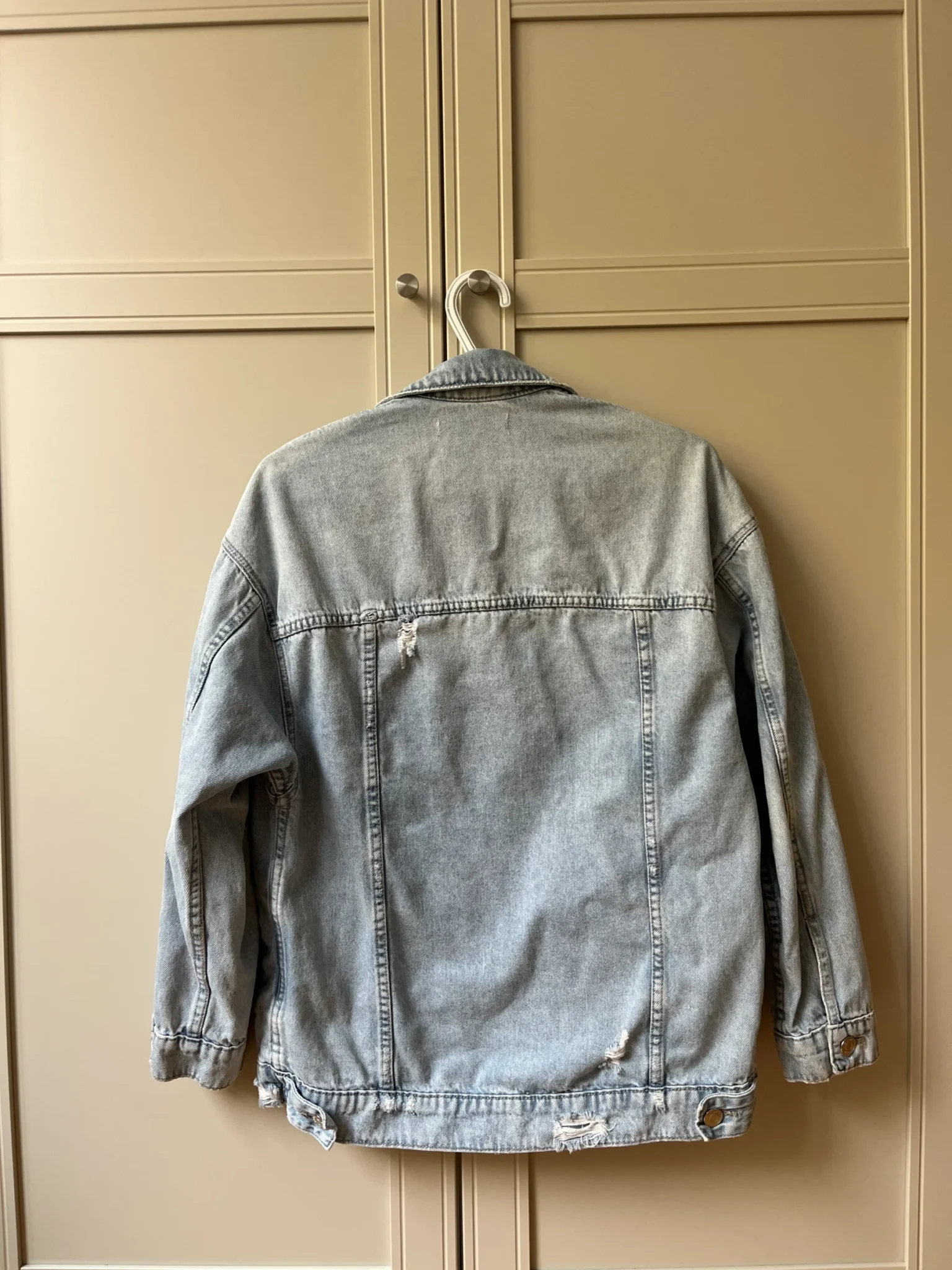 Image for Oversized denim jacket from Zara
