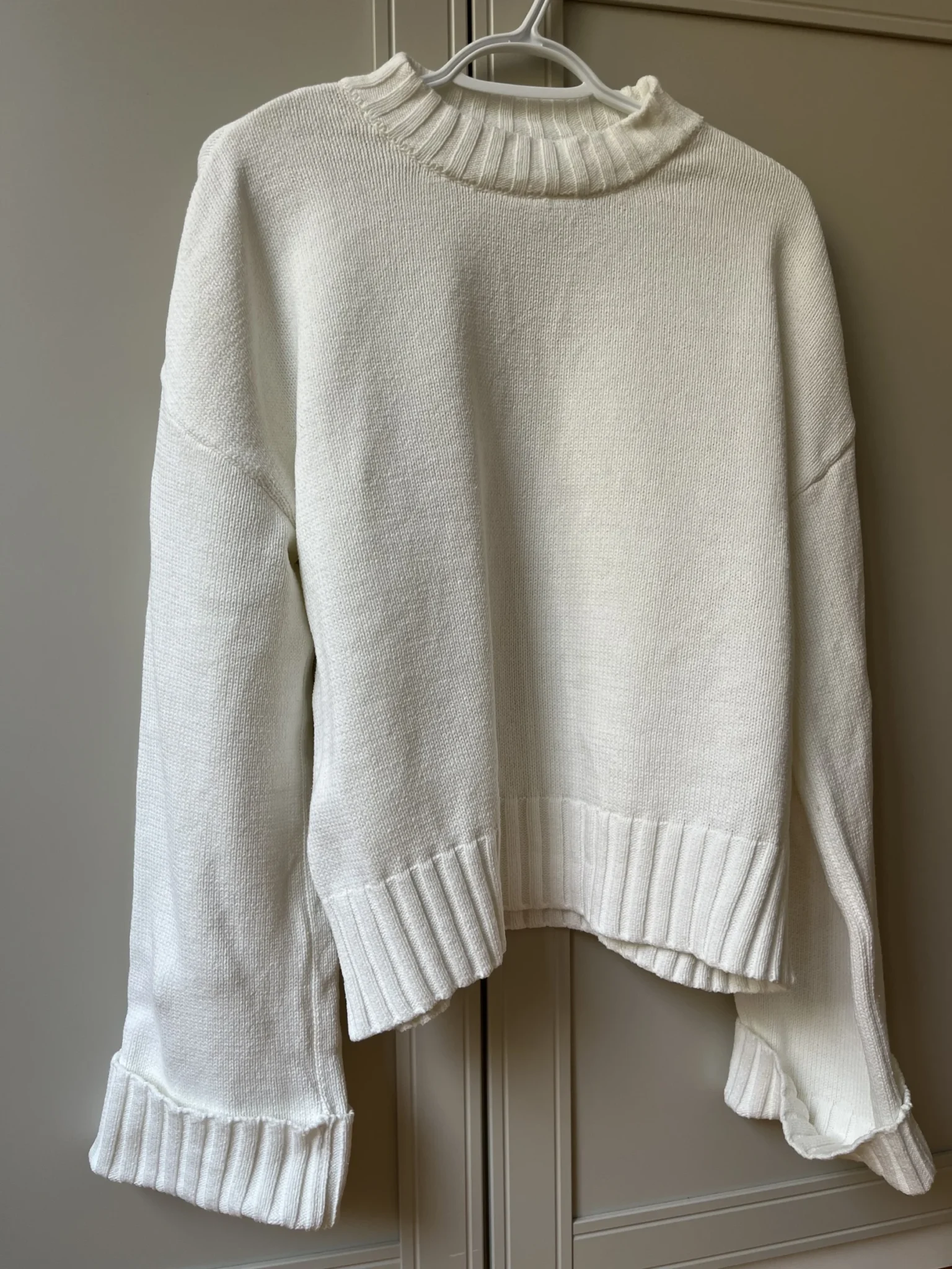 Image for Tricot sweater blanc NA-KD