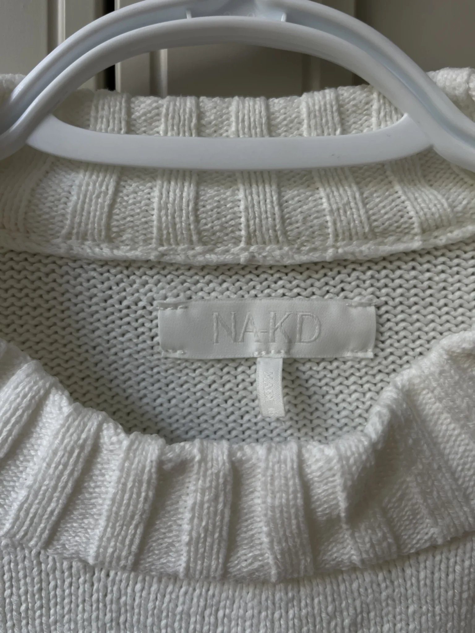 Image for Tricot sweater blanc NA-KD