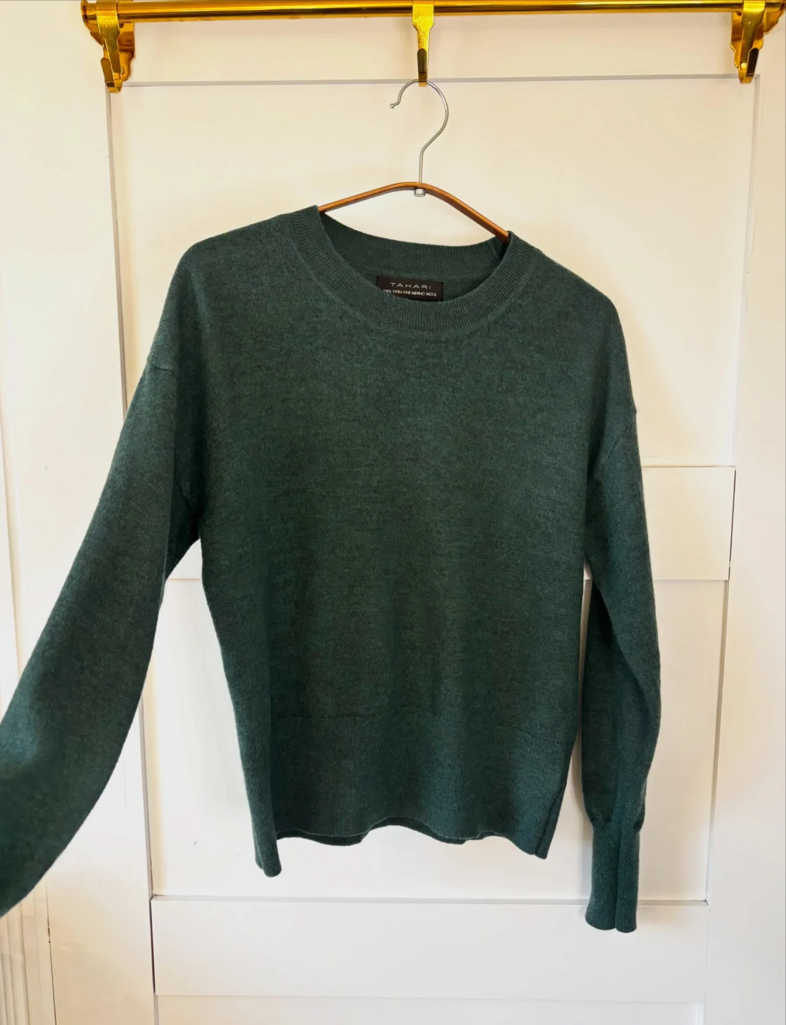 Image for Pull TAHARI vert canard
