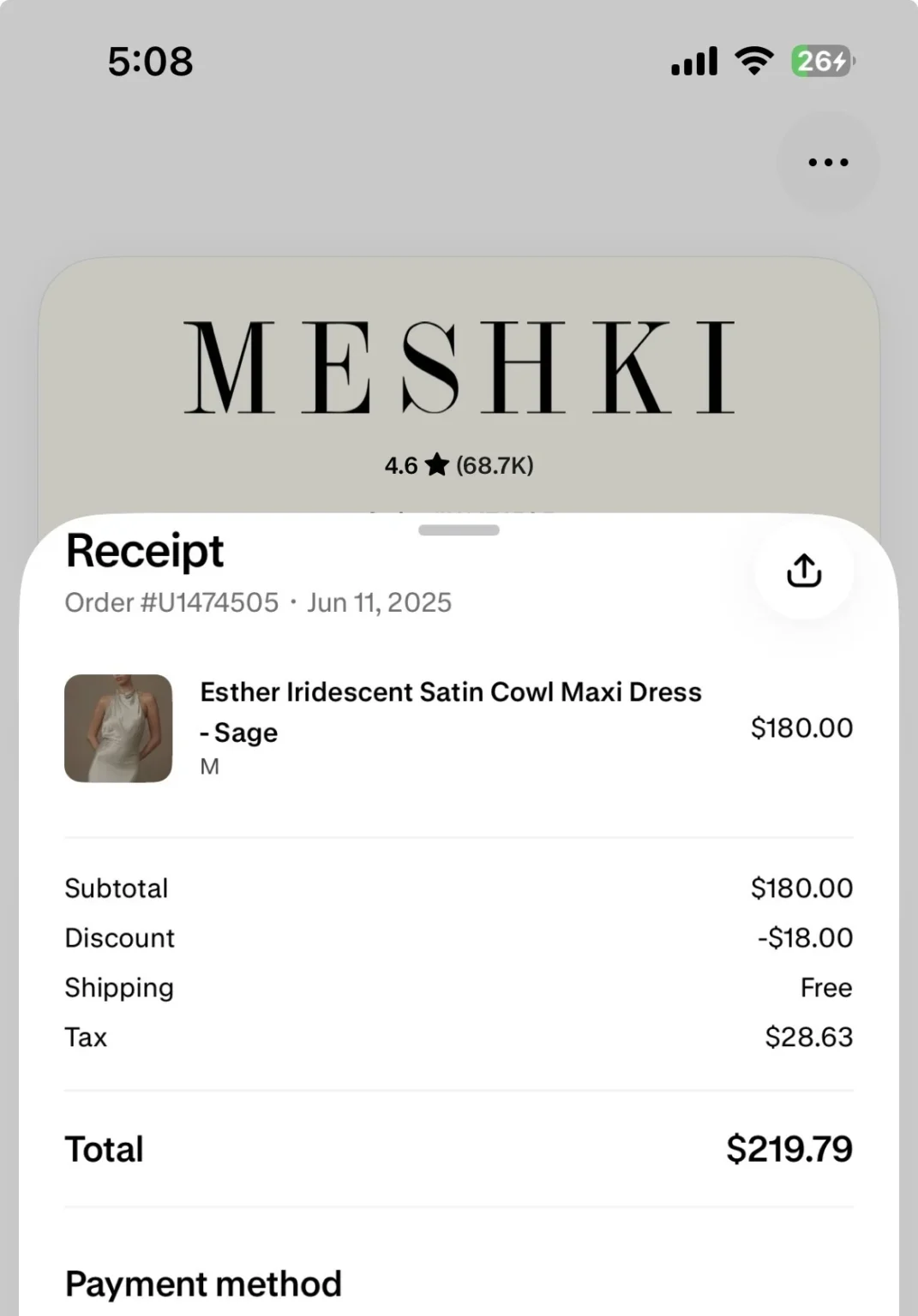 Image for Esther Iridescent Satin Cowl Maxi Dress (sage, taille M)