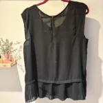 Thumbnail for Haut noir Reitmans – Volants plissés – Collection Petites