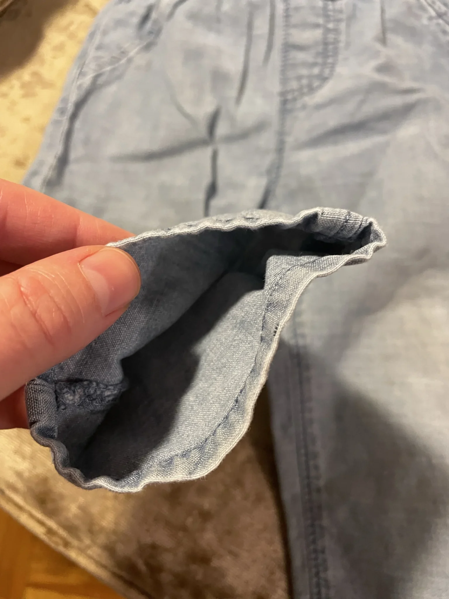 Image for Jeans ultra léger 12-18 mois fait petit