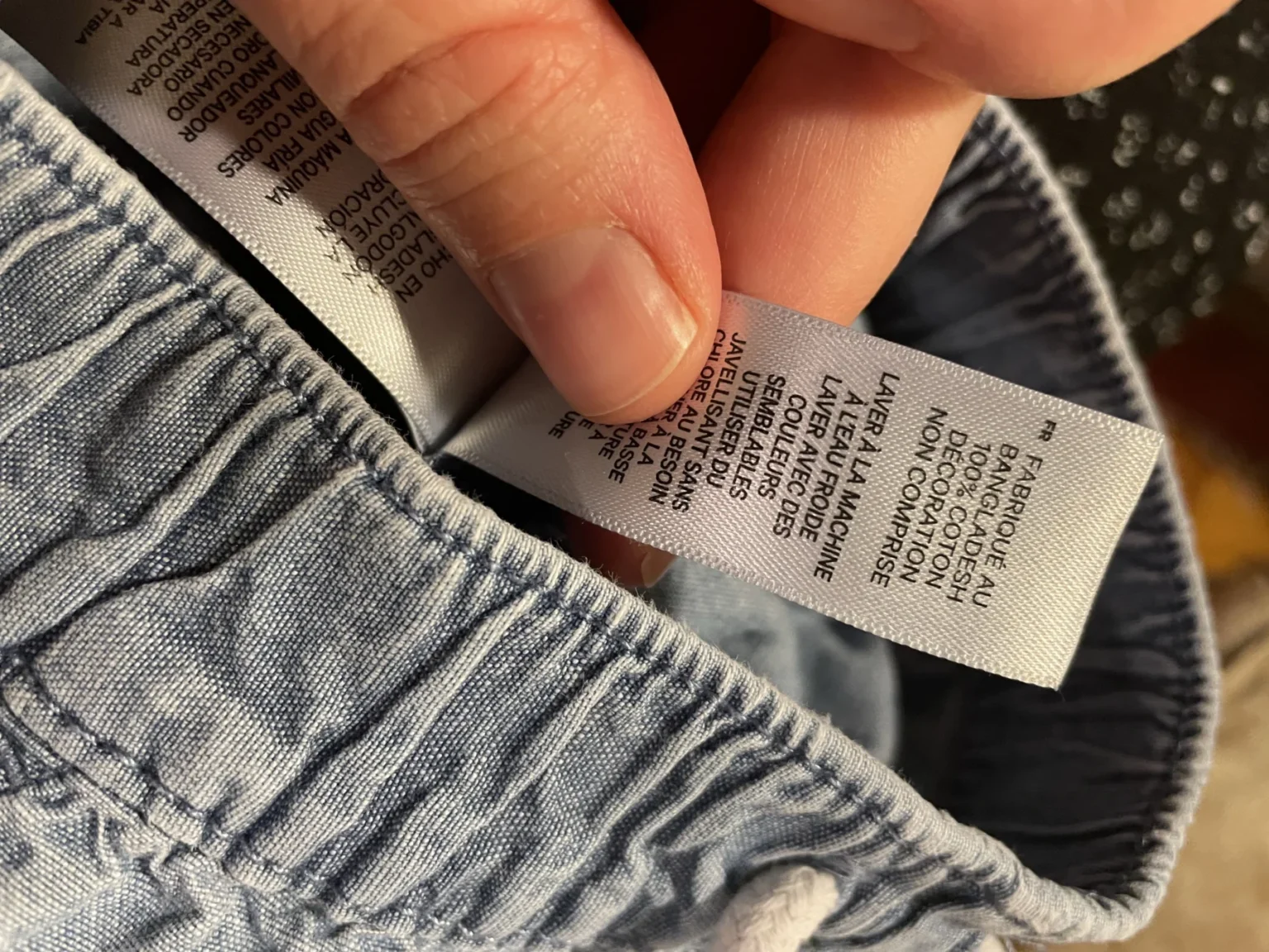 Image for Jeans ultra léger 12-18 mois fait petit