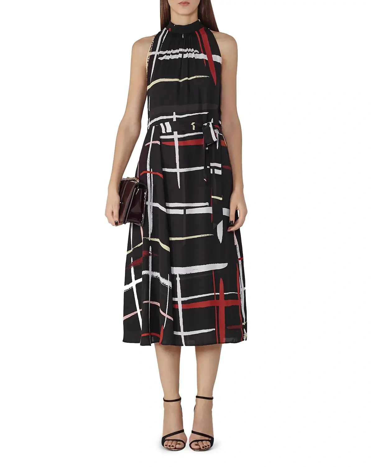 REISS maxi dress – Graphic print – Size 10 US / 42 Reiss seconde main