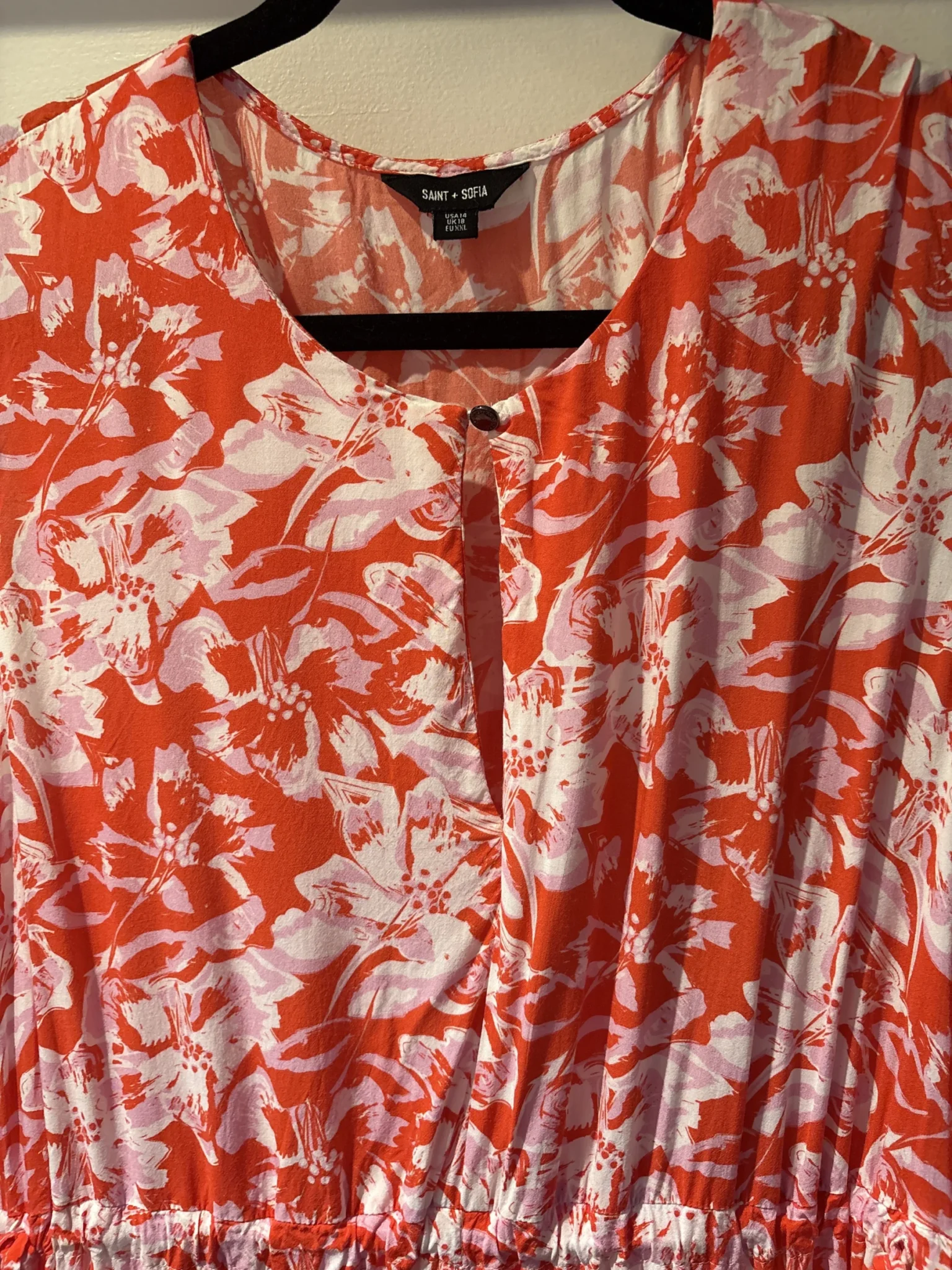 Image for Saint + Sofia long floral dress – US size 14